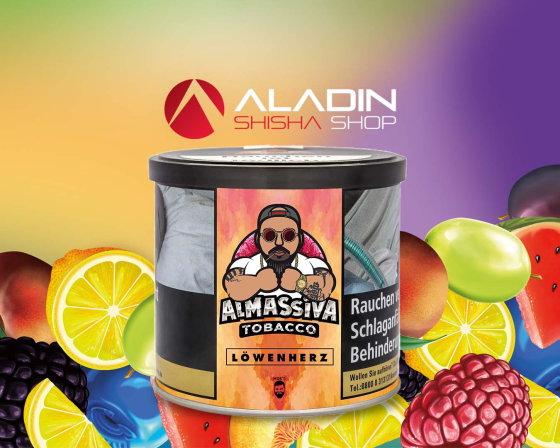 Shisha Tabak Highlight der Woche im Aladin Shisha Shop - Al Massiva Tobacco Löwenherz  - Al Massiva Löwenherz - Shisha Tabak auf höchstem Niveau