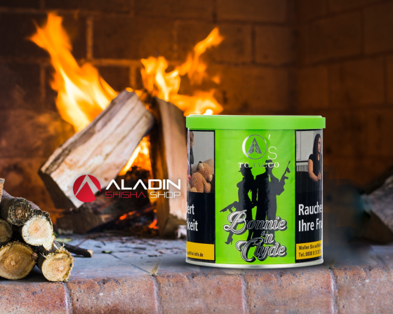 Shisha Tabak Highlight der Woche im Aladin Shisha Shop: O´s Tobacco Bonnie ´n Clyde - Raucherlebnis pur: Bonnie \'n Clyde Shisha-Tabak von O\'s Tobacco