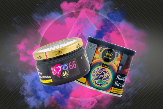 Shisha Tabak Highlights der Woche im Aladin Shisha Shop: Adalya Love 66 &amp; Holster Grp 2.0