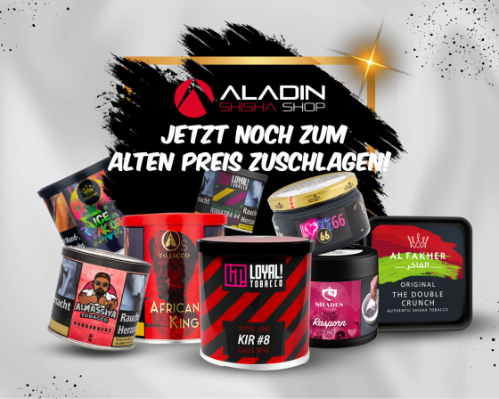 Shisha Tabak günstig in der 200 Gramm Dose online kaufen