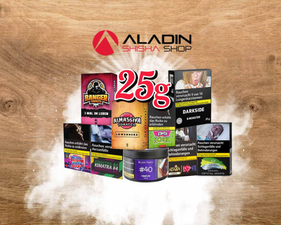 25g Shisha Tabak: Warum die kleine Verpackung große Vorteile bietet - 25g Shisha Tabak: Die perfekte Größe für Vielfalt und Mobilität