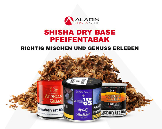 Shisha Dry Base Pfeifentabak: Richtig Mischen und Genuss erleben