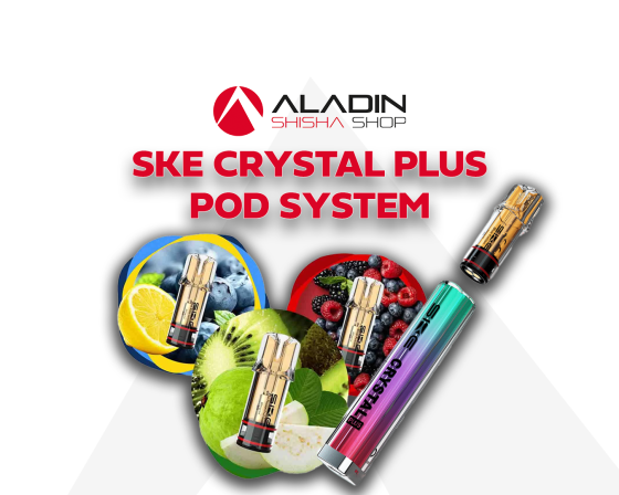 SKE Crystal Plus: Das benutzerfreundliche &amp; elegante Pod System - Geschmackvolle Vielfalt mit dem SKE Crystal Plus Pod System erleben
