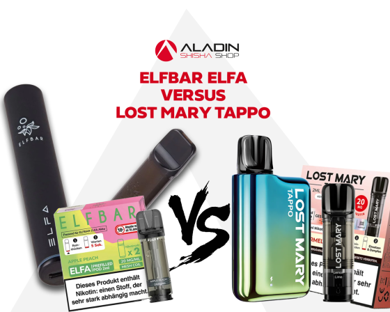 Elf Bar ELFA vs. Lost Mary Tappo: Ein umfassender Vergleich der besten Pod Systeme
