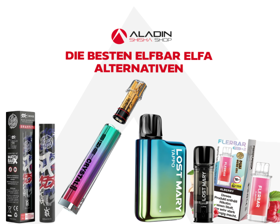 Die besten Elf Bar ELFA Pod Alternativen - Vape Pod Systeme: Die besten Alternativen zum Elf Bar ELFA Pod System