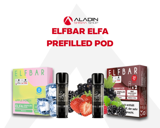 ELFBAR ELFA Prefilled Pod: Einfachheit trifft Qualität - ELFBAR ELFA Pods: Kein Auslaufen, maximale Frische
