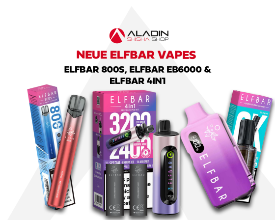 Neue Elfbar Vapes: Elfbar 800S, Elfbar EB6000 &amp; Elfbar 4in1 - InterTabac 2024 Highlights: Elfbar 800S, EB6000 &amp; 4in1