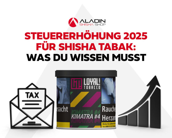Steuererhöhung 2025 für Shisha Tabak: Was du wissen musst