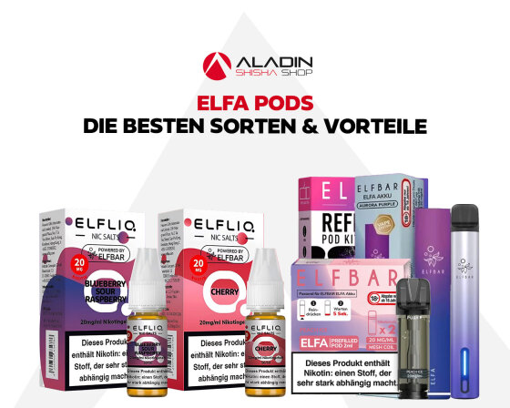 ELFA Pods: Die besten Sorten &amp; Vorteile