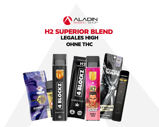 H2 Superior Blend: Legales High ohne THC - H2 Superior Blend – Starke HHC Alternative mit schneller Wirkung
