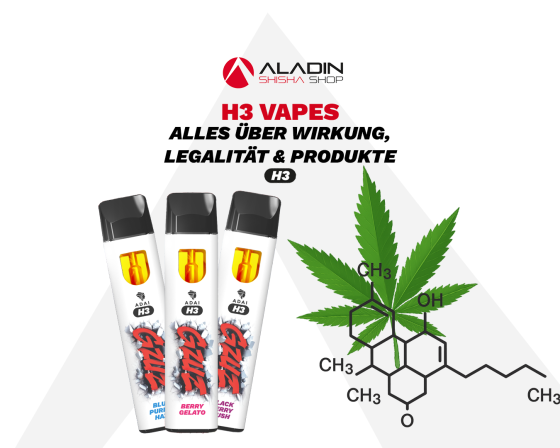 H3 Vapes – Alles über Wirkung, Legalität &amp; Produkte