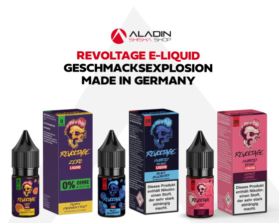 Revoltage E-Liquid – Geschmacksexplosion made in Germany - Revoltage E-Liquid im Test – Geschmack, Wirkung &amp; Varianten