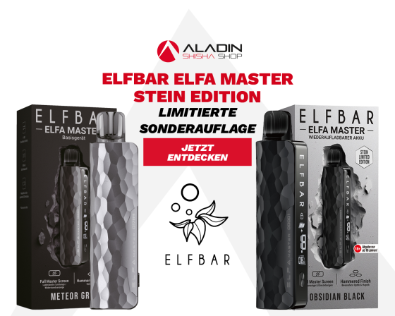 ELFBAR ELFA Master Stein Edition - Limitierte Sonderauflage mit Sammlerwert - ELFBAR ELFA Master Stein Edition - Limitierte E-Zigarette
