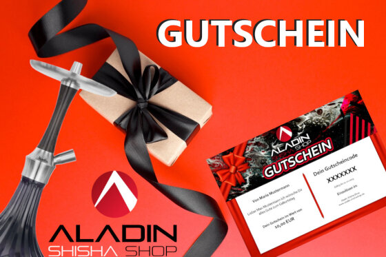 Geschenkgutscheine im Aladin Shisha Shop