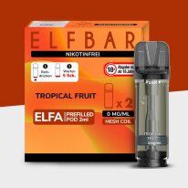 ELFA by Elfbar - Tropical Fruit Nikotinfrei - Pod (2er Pack)