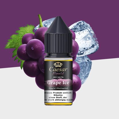 Caesar - Grape Ice - 10mg/ml - 10ml E-Liquid
