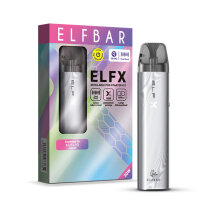 Elfbar ELFX - Silver - Refillable Pod Kit
