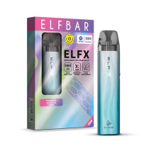 Elfbar ELFX - Silver Blue - Refillable Pod Kit