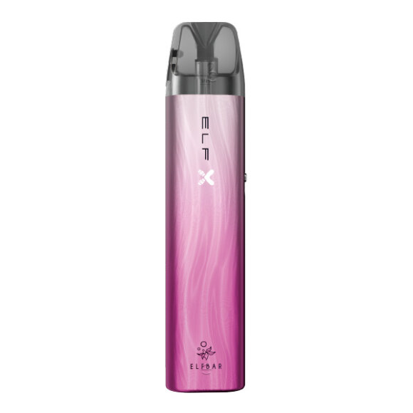 Elfbar ELFX - Silver Pink - Refillable Pod Kit