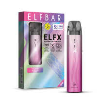 Elfbar ELFX - Silver Pink - Refillable Pod Kit
