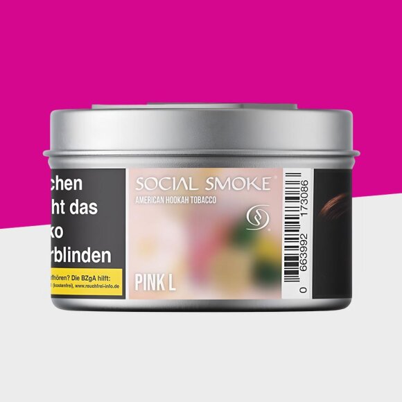 Social Smoke Tabak 200g - Pink L