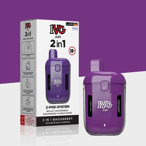IVG Air 2 in 1 - Purple - Pod Kit
