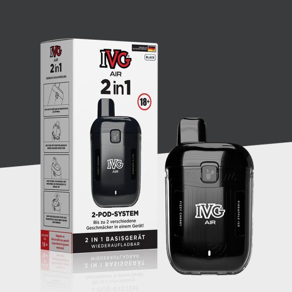 IVG Air 2 in 1 - Black - Pod Kit