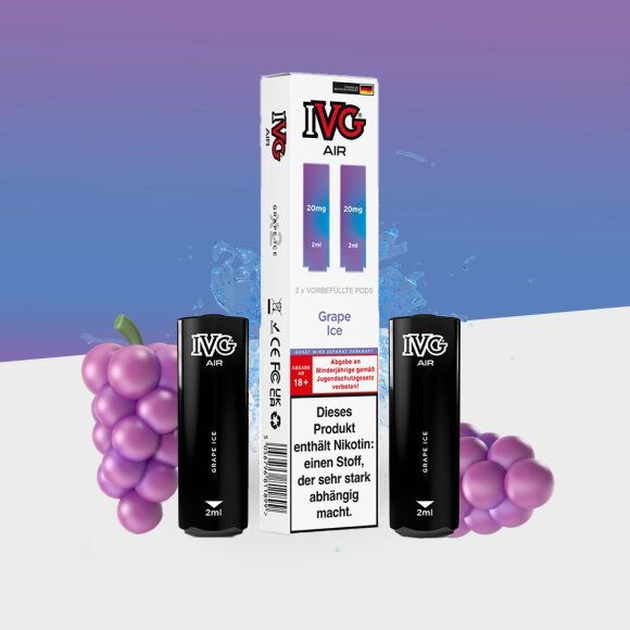 IVG Air - Grape Ice - Pod 20mg/ml (2er Pack)