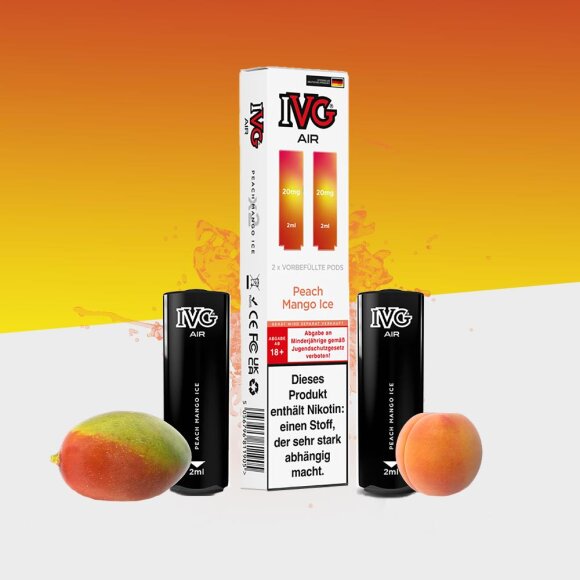 IVG Air - Peach Mango Ice - Pod 20mg/ml (2er Pack)