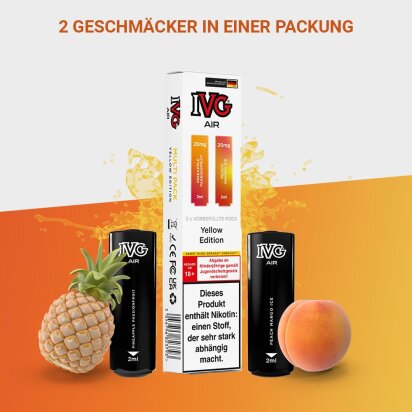 IVG Air - Yellow Edition - Pod 20mg/ml (2er Pack)