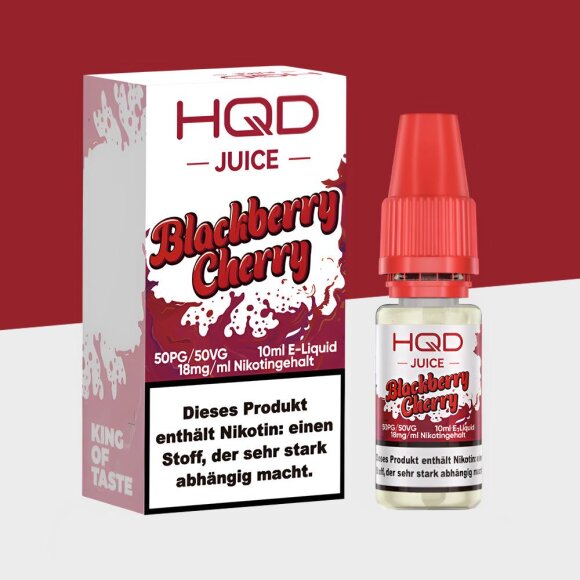 HQD Juice - Blackberry Cherry 18mg/ml - E-Liquid