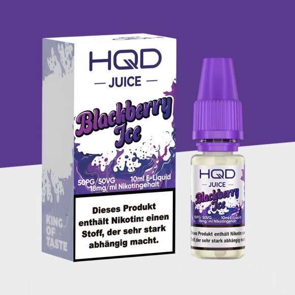 HQD Juice - Blackberry Ice 18mg/ml - E-Liquid