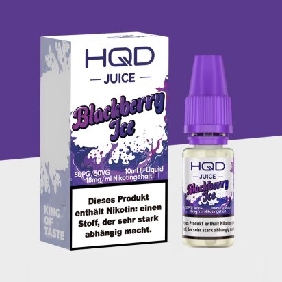 HQD Juice - Blackberry Ice 18mg/ml - E-Liquid