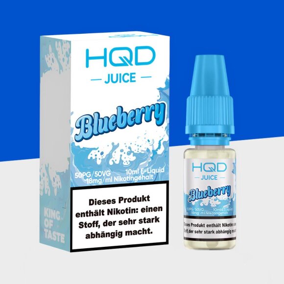 HQD Juice - Blueberry 18mg/ml - E-Liquid