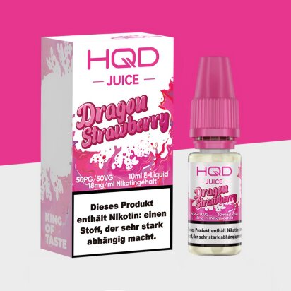 HQD Juice - Dragon Strawberry 18mg/ml - E-Liquid