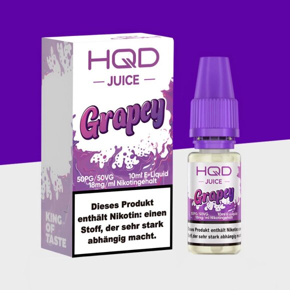 HQD Juice - Grapey 18mg/ml - E-Liquid