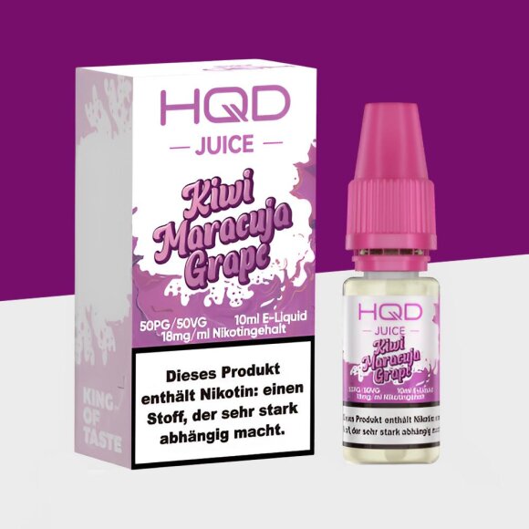 HQD Juice - Kiwi Maracuja Grape 18mg/ml - E-Liquid