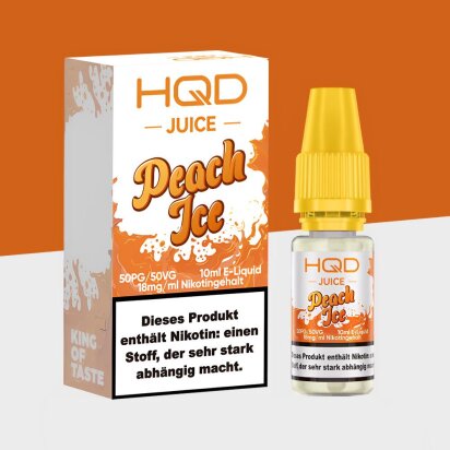 HQD Juice - Peach Ice 18mg/ml - E-Liquid