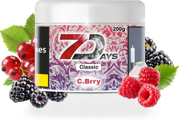 7 Days Tabak 200g - Cold Berry