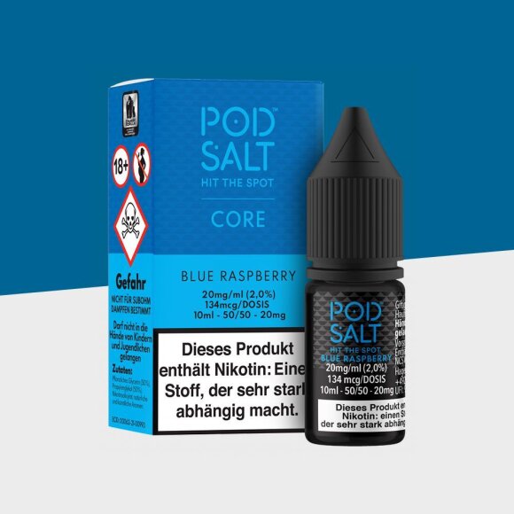 Pod Salt Core - Blue Raspberry 11mg/ml - E-Liquid