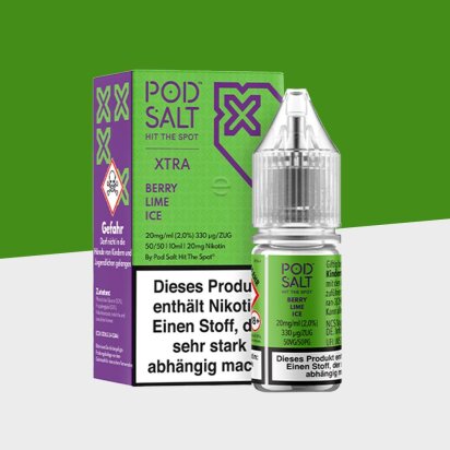 Pod Salt Xtra - Berry Lime Ice 20mg/ml - E-Liquid