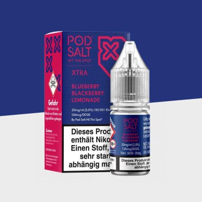 Pod Salt Xtra - Blueberry Blackberry Lemonade 10mg/ml -...
