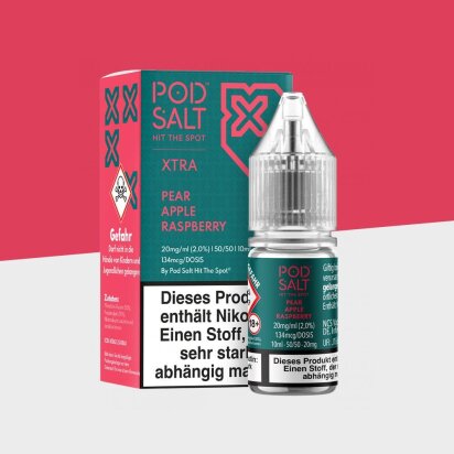 Pod Salt Xtra - Pear Apple Raspberry 10mg/ml - E-Liquid