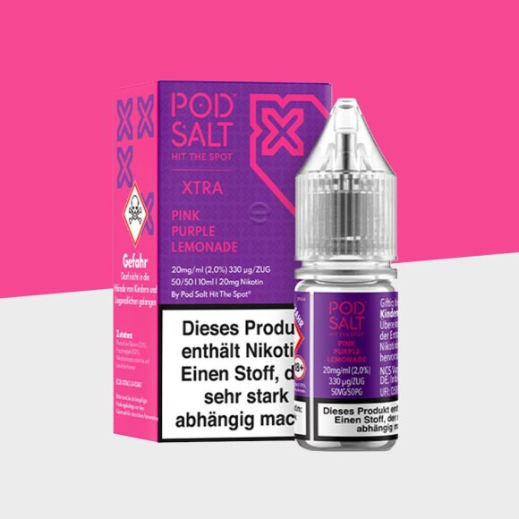 Pod Salt Xtra - Pink Purple Lemonade 10mg/ml - E-Liquid