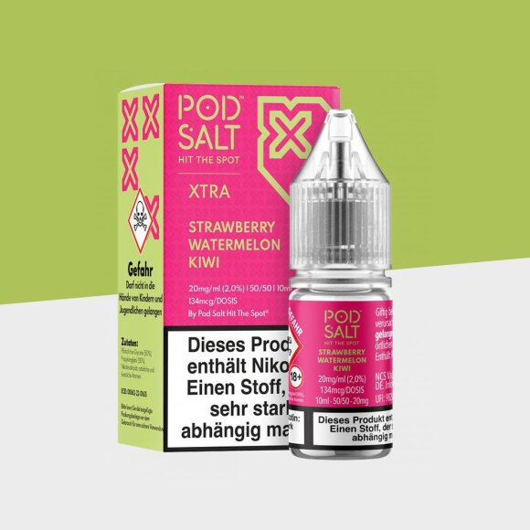 Pod Salt Xtra - Strawberry Watermelon Kiwi 20mg/ml - E-Liquid