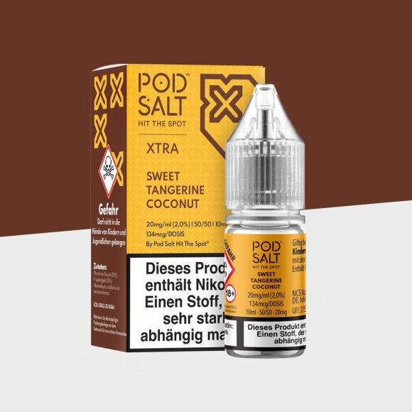 Pod Salt Xtra - Sweet Tangerine Coconut 20mg/ml - E-Liquid