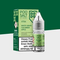 Pod Salt Xtra - White Grape Cucumber Apple 10mg/ml -...