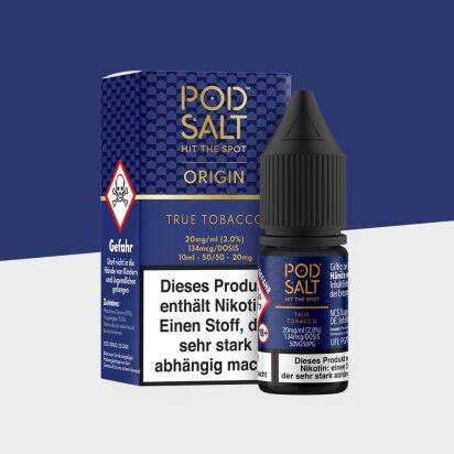Pod Salt Origin - True Tobacco 20mg/ml - E-Liquid