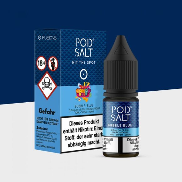 Pod Salt Fusion - Bubble Blue 11mg/ml - E-Liquid