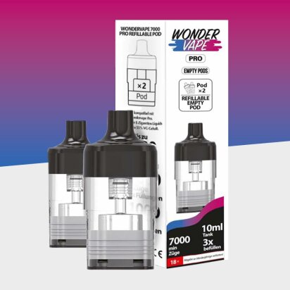 Wondervape 7000 Pro - 0.8 Ohm - Refillable Pods (2er Pack)